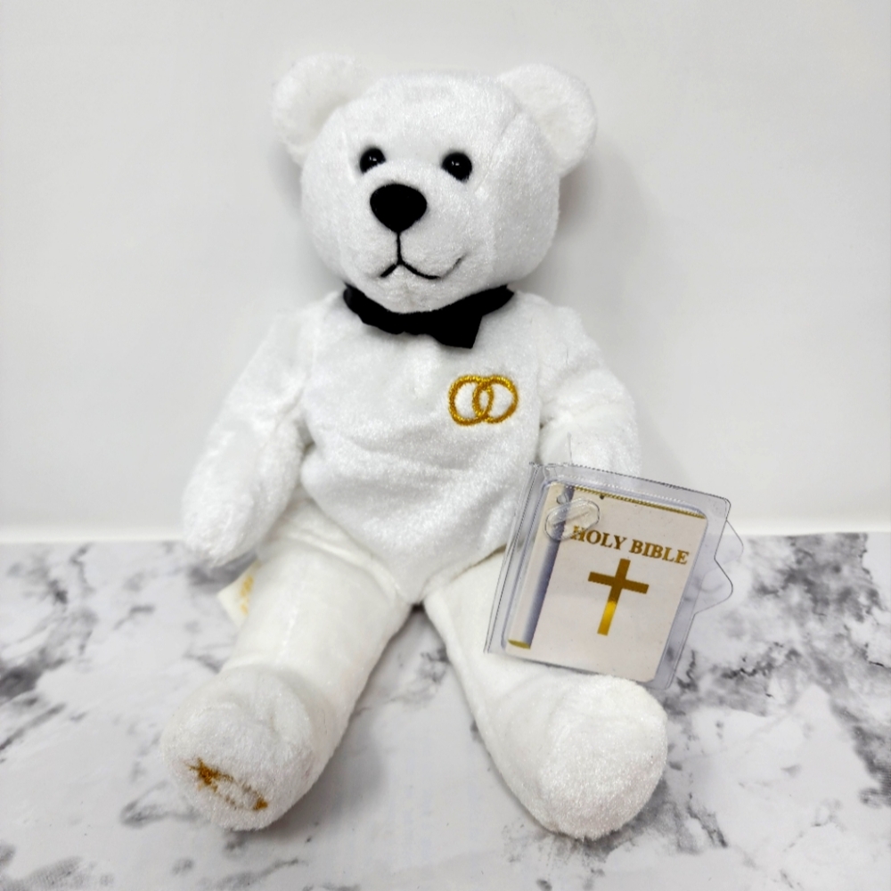 Holy Bears Sacrament Series Unity The Matrimony Bear With Holy Bible